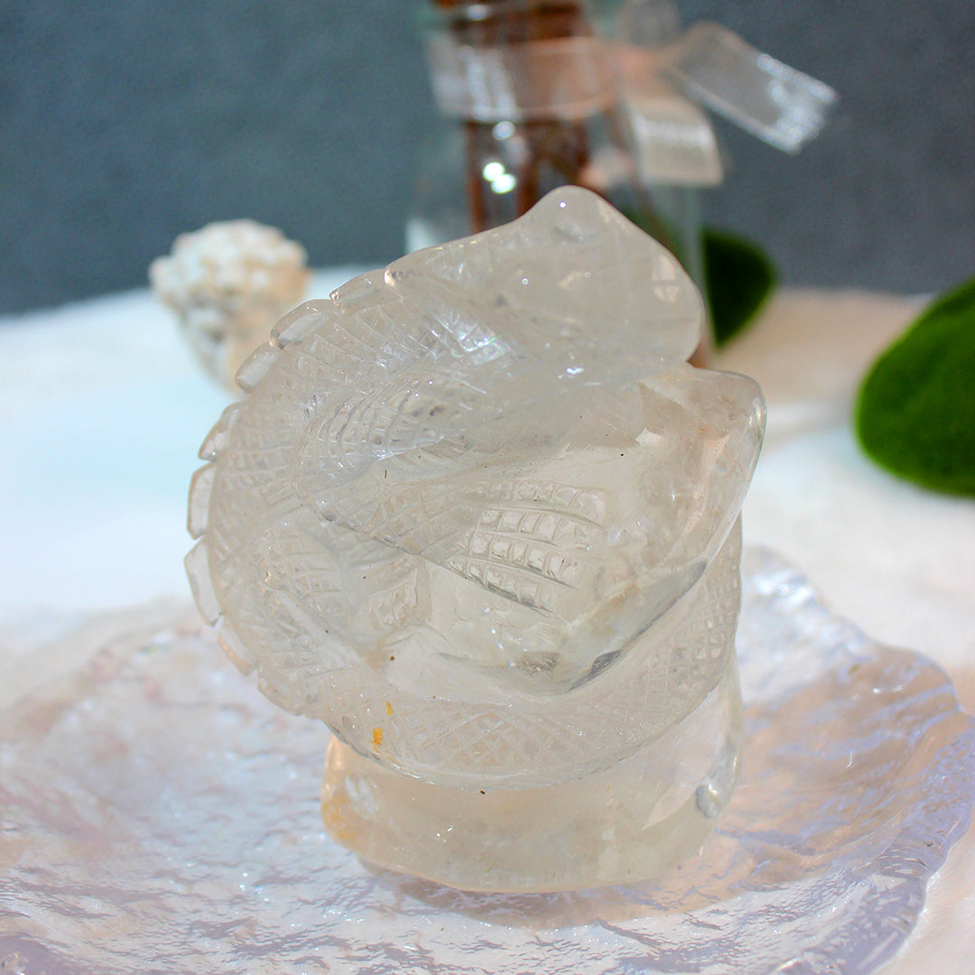 水晶彫り物
