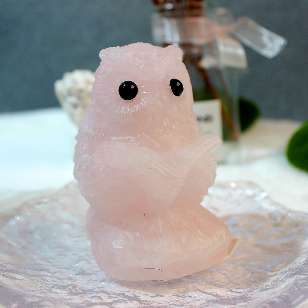 ローズクォーツフクロウ