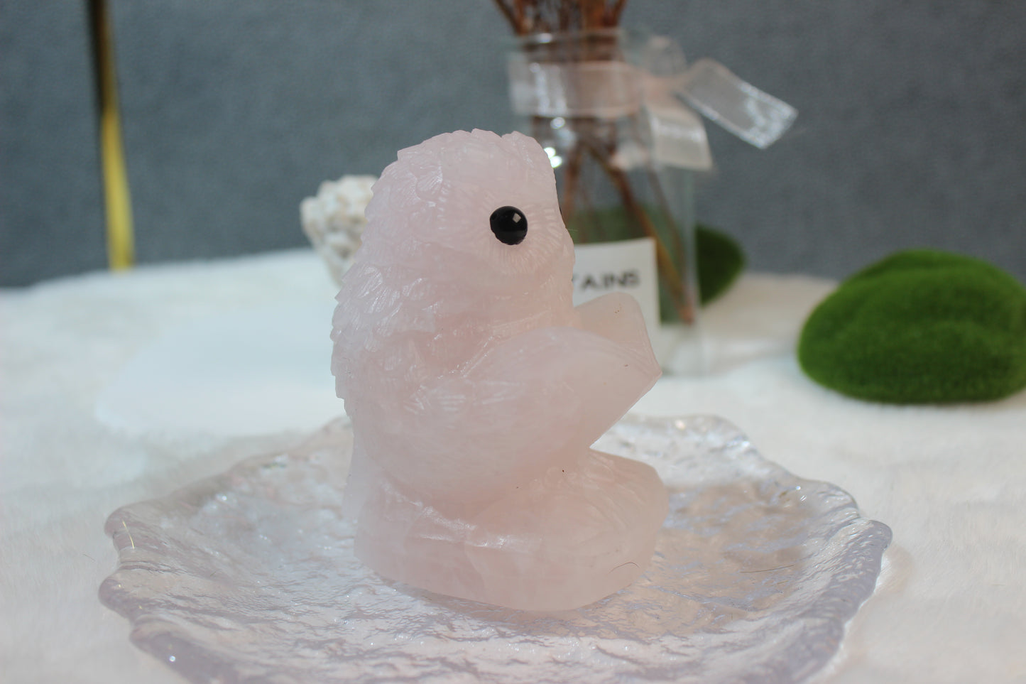 ローズクォーツフクロウ