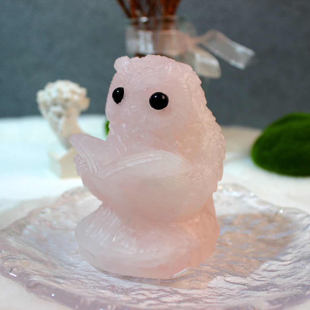 ローズクォーツフクロウ