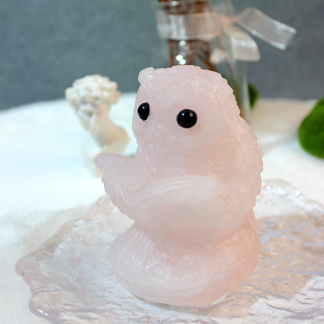 ローズクォーツフクロウ